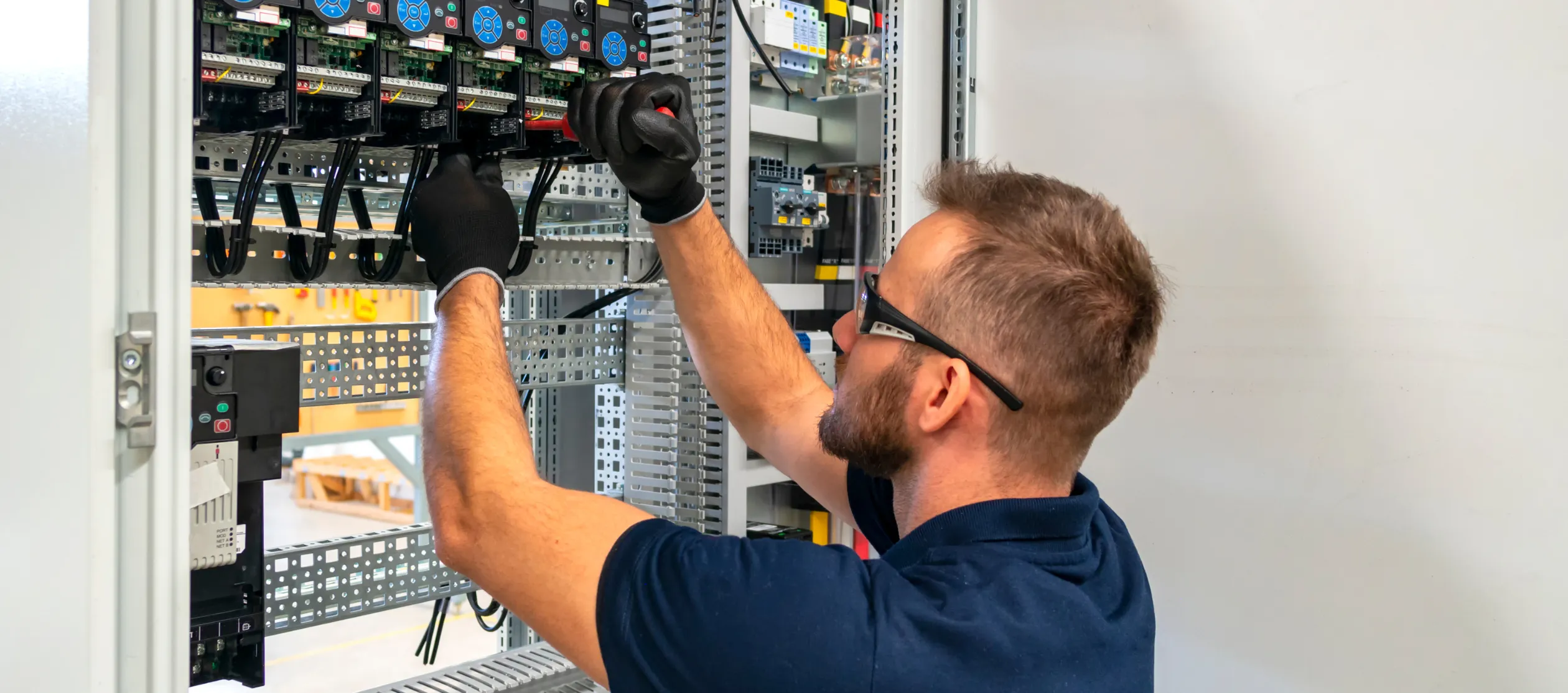MJB Electrical Group electrician at work